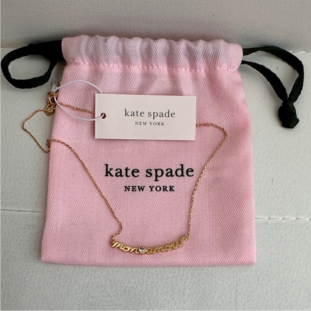 Kate Spade Gold Mon Amour Necklace - Picture 2 of 5